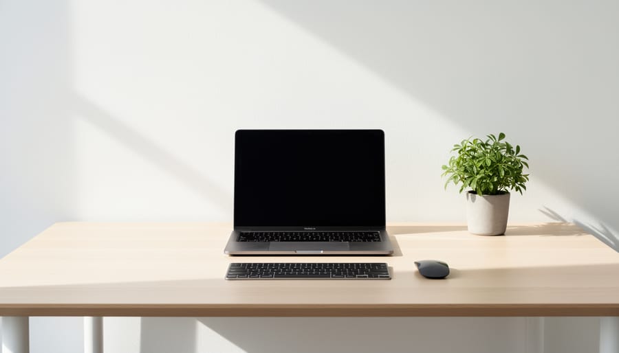 Empty resume-style paper with a pen on a clean minimalist desk to represent strategic white space